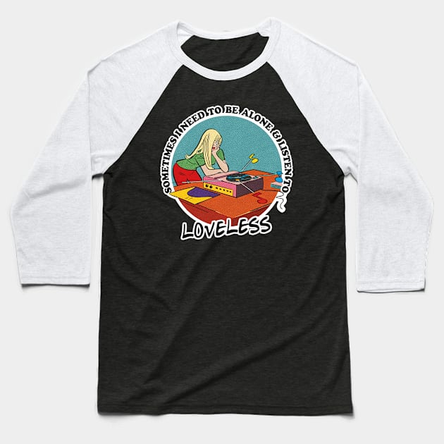 MBV Loveless / Music Obsessive Fan Design Baseball T-Shirt by DankFutura